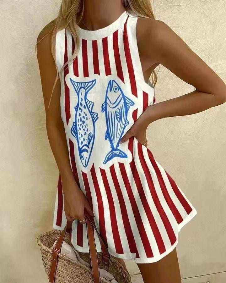 Sara™ Linen Summer Dress