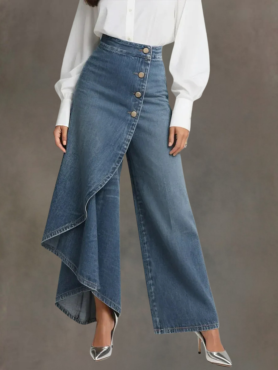 The Elara™ | Wide-Leg Jeans