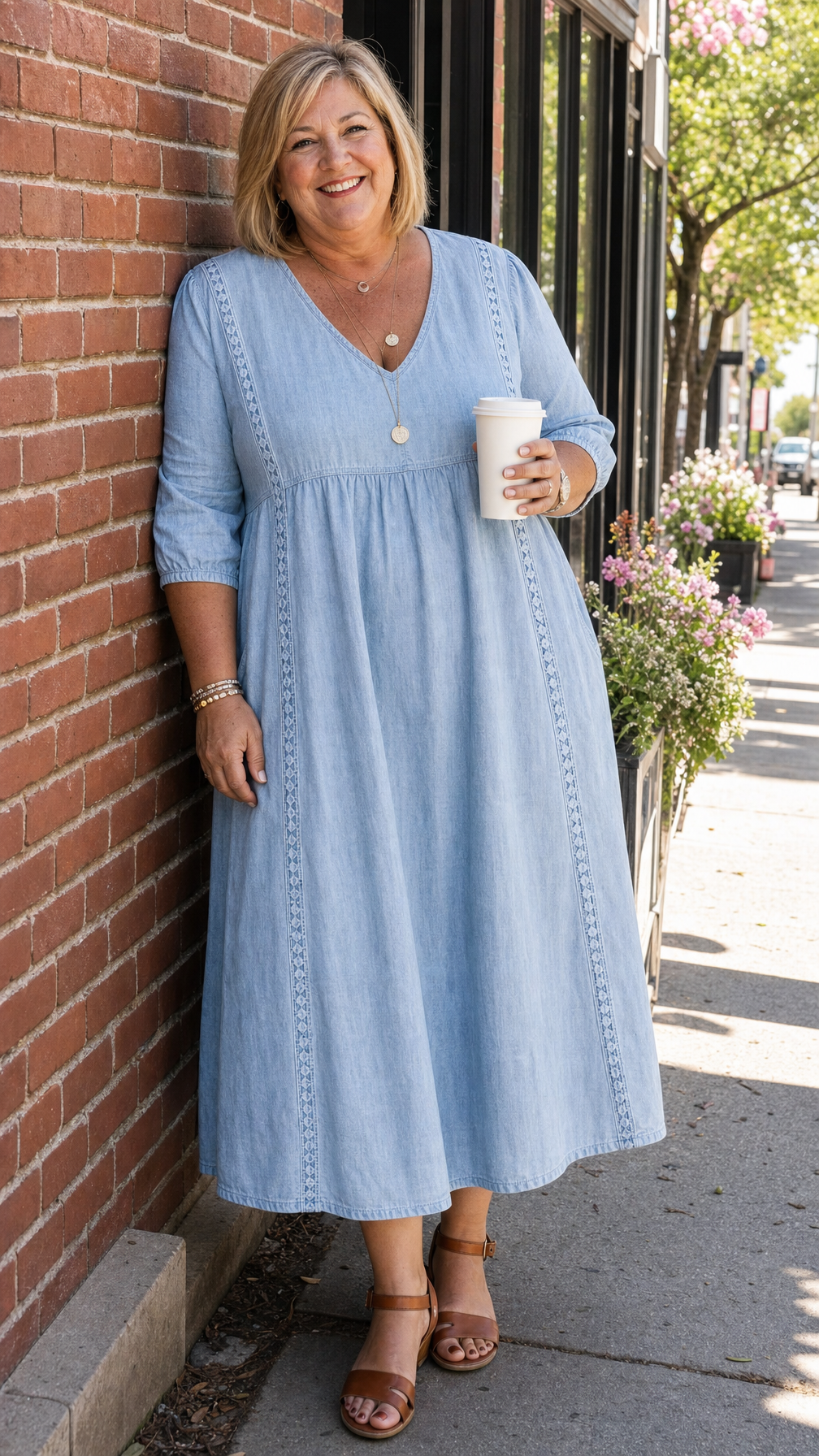 Juliette I Elegant A-Line Maxi Dress