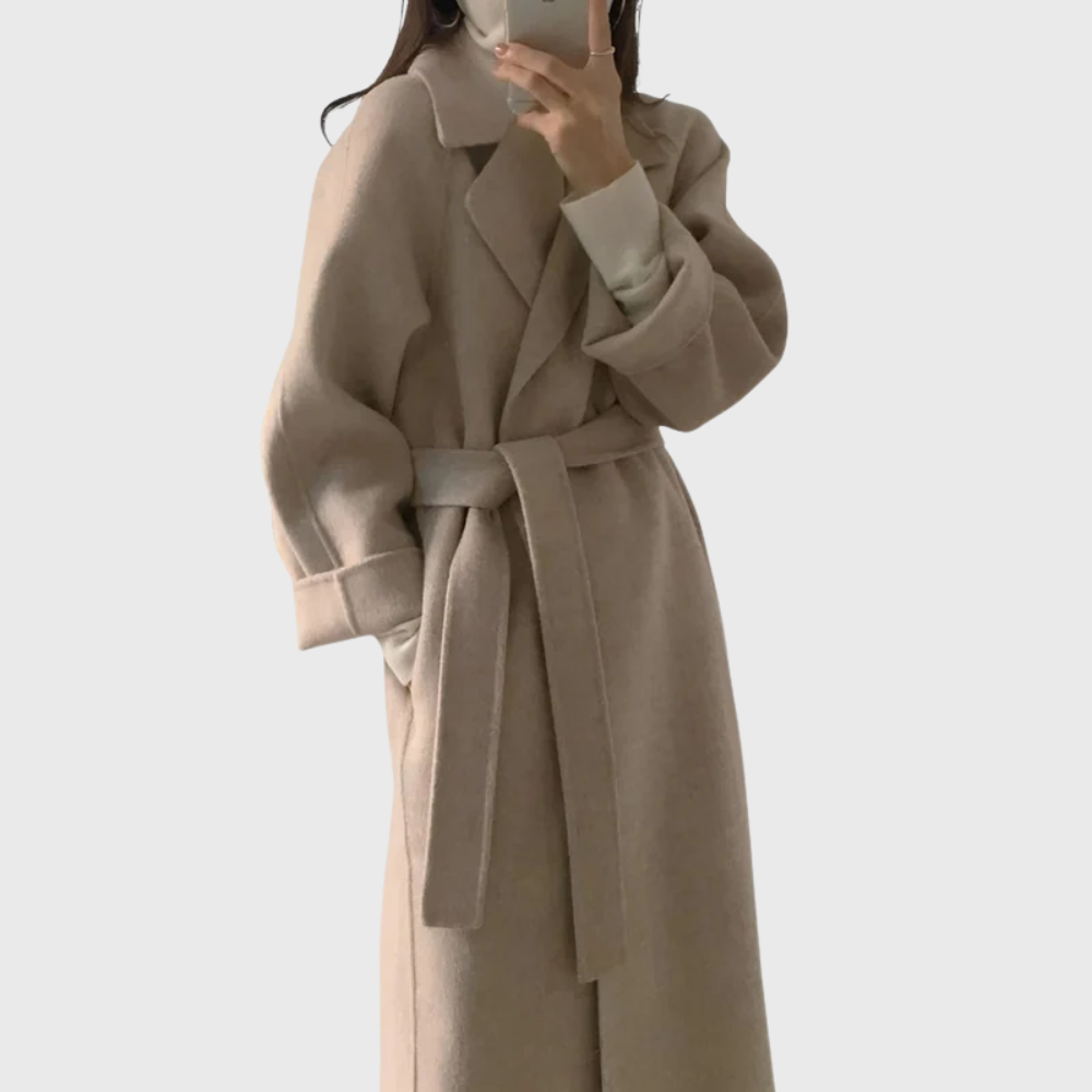 Claire | Women's Classic Belted Overcoat