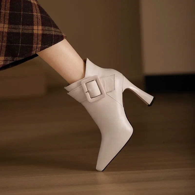 Avelle – Buckle Ankle Boots