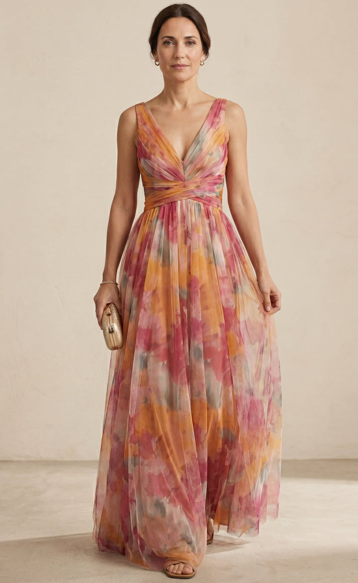 Giselle | Elegant Floral Maxi Dress