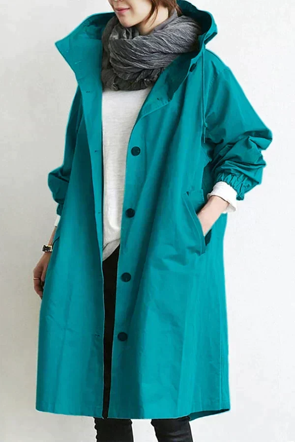 Dottie – Oversized Waterproof Trench Coat