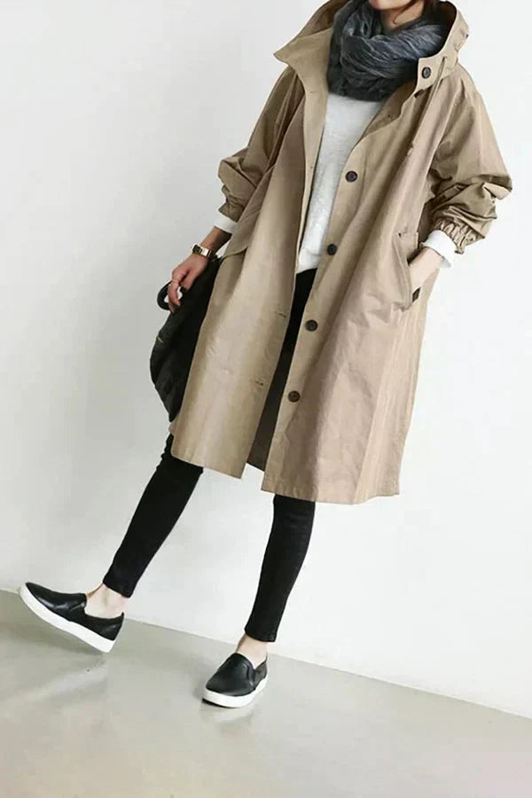 Dottie – Oversized Waterproof Trench Coat