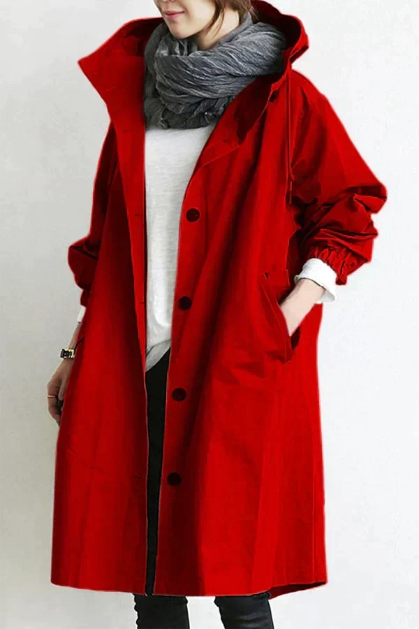 Dottie – Oversized Waterproof Trench Coat