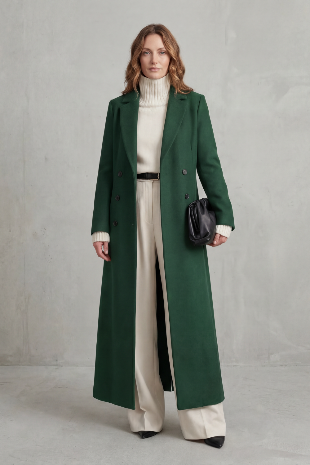 Valderine | Women's Tailored Fit Long Wool Coat