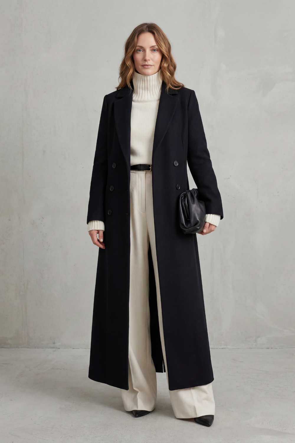 Valderine | Women's Tailored Fit Long Wool Coat