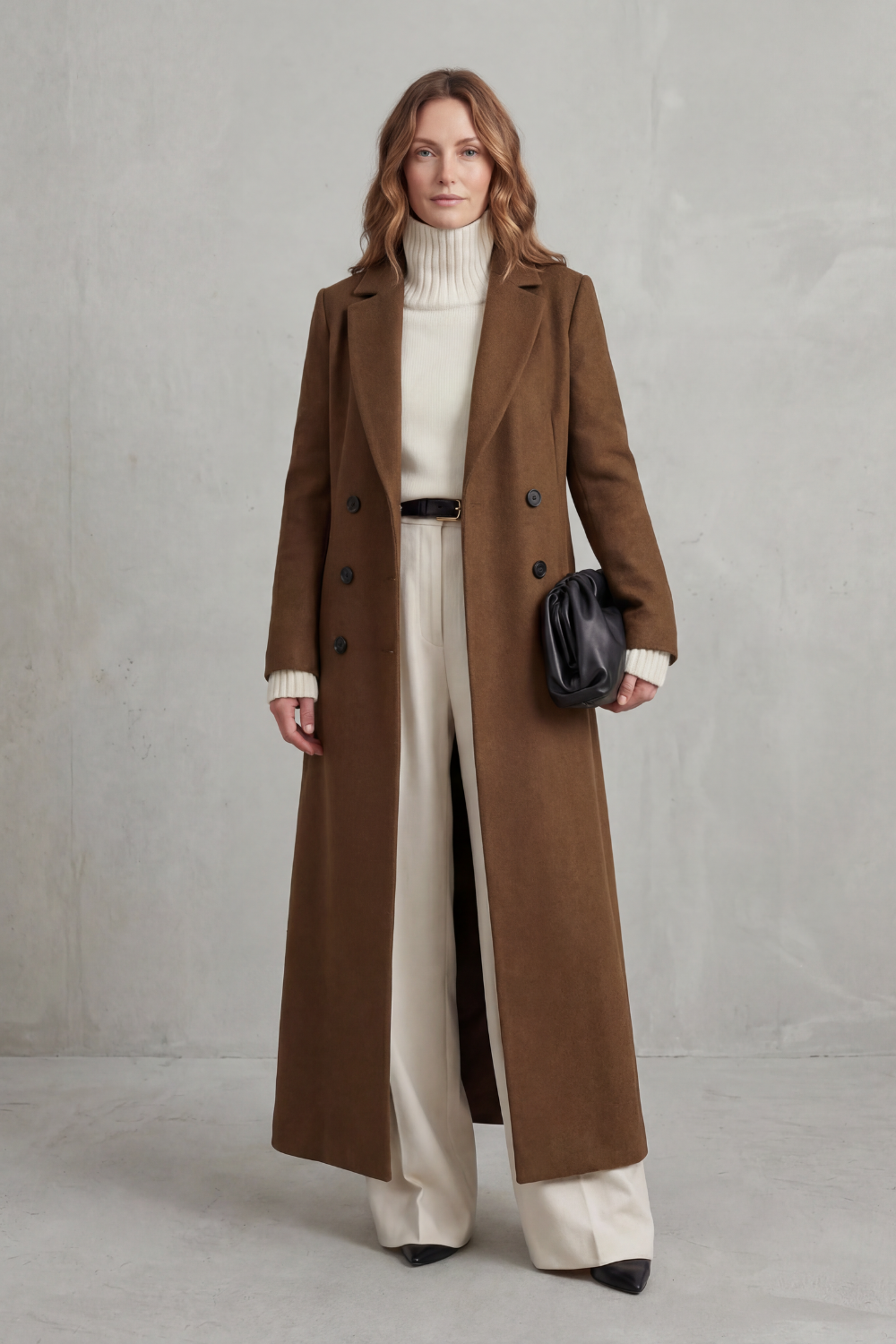 Valderine | Women's Tailored Fit Long Wool Coat