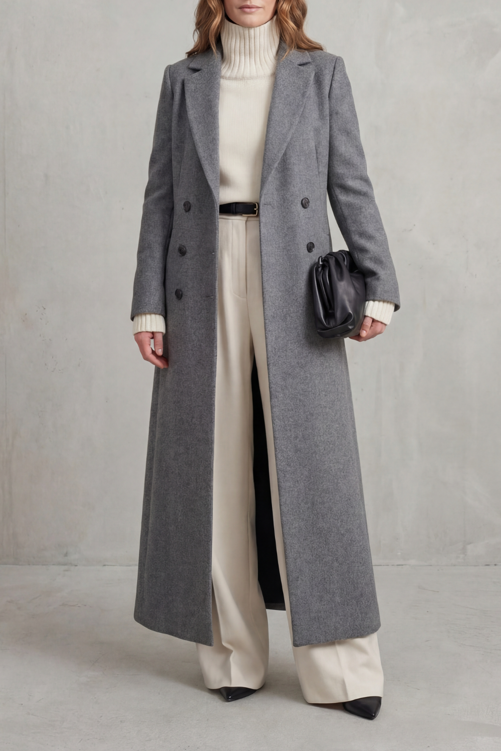 Valderine | Women's Tailored Fit Long Wool Coat
