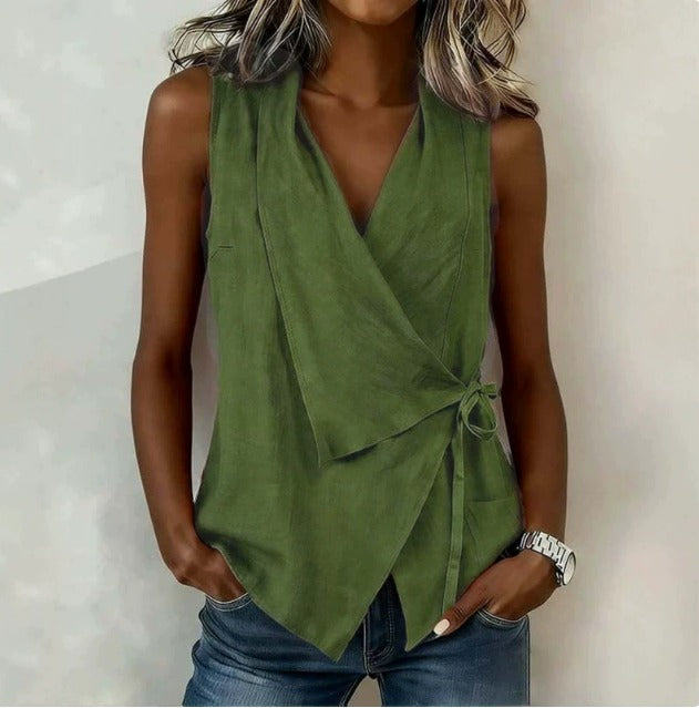 Saveria | Sleeveless Blouse