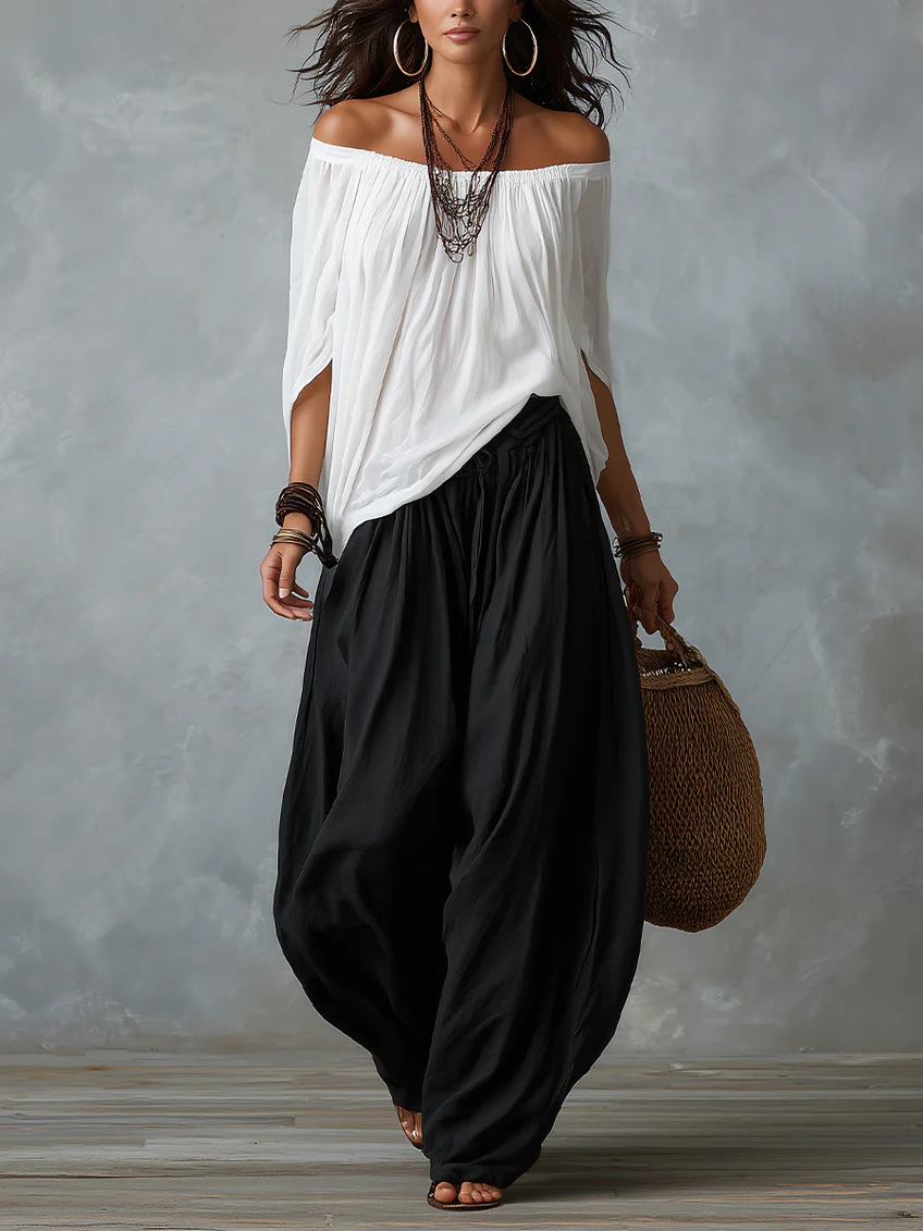 Tiziana | Bohemian Ensemble with Balloon Pants