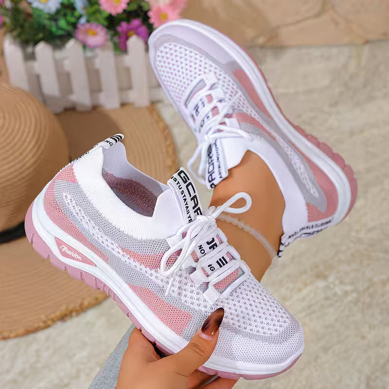 Ria - Breathable Mesh Gradient Sneakers