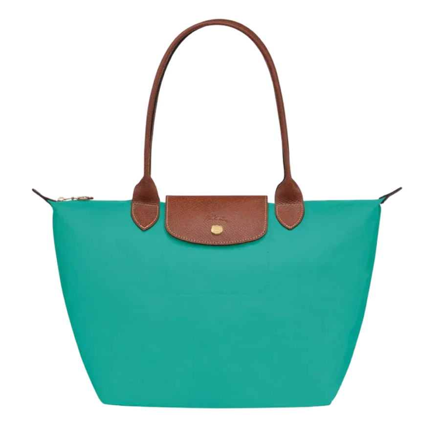 Deluxe Turquoise Large Tote Bag