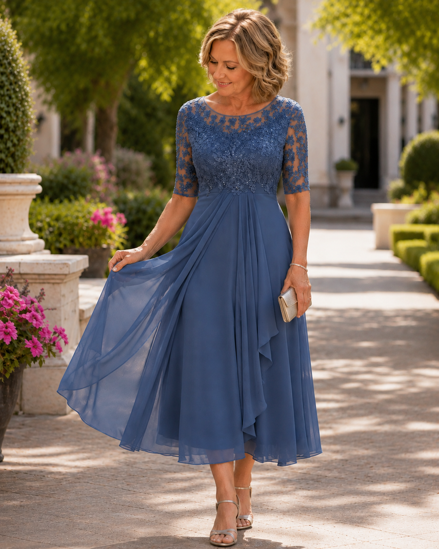 Maya | Elegant Chiffon Dress