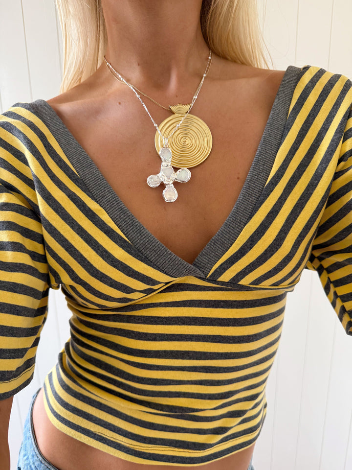 Laura | Scandiv blouse with stripes