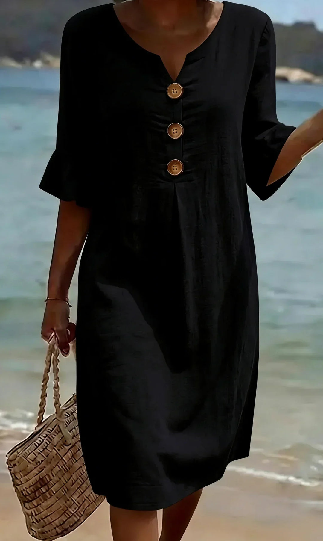Radmila™ | Long Sleeve Textured Dress