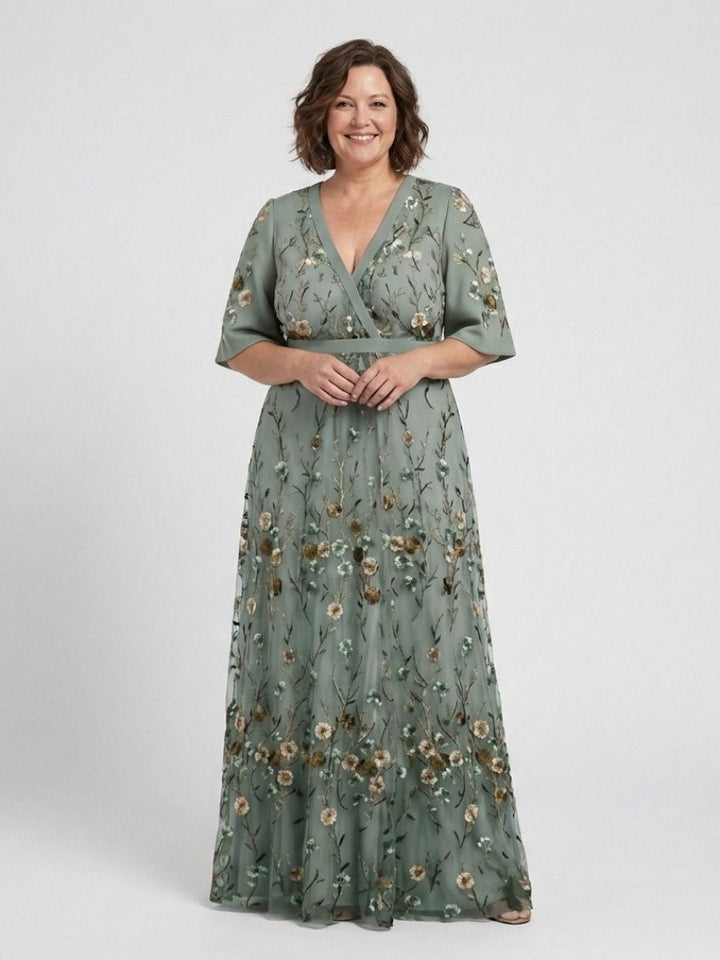 Stella | Elegant Floral Maxi Dress