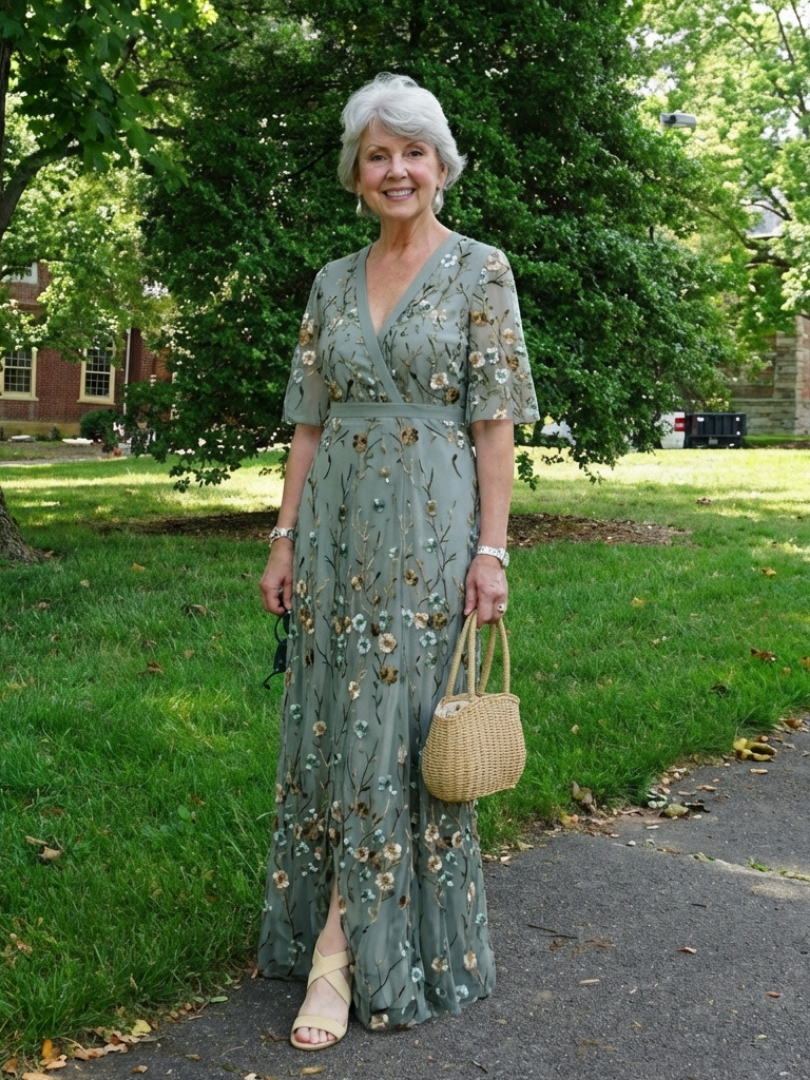Stella | Elegant Floral Maxi Dress