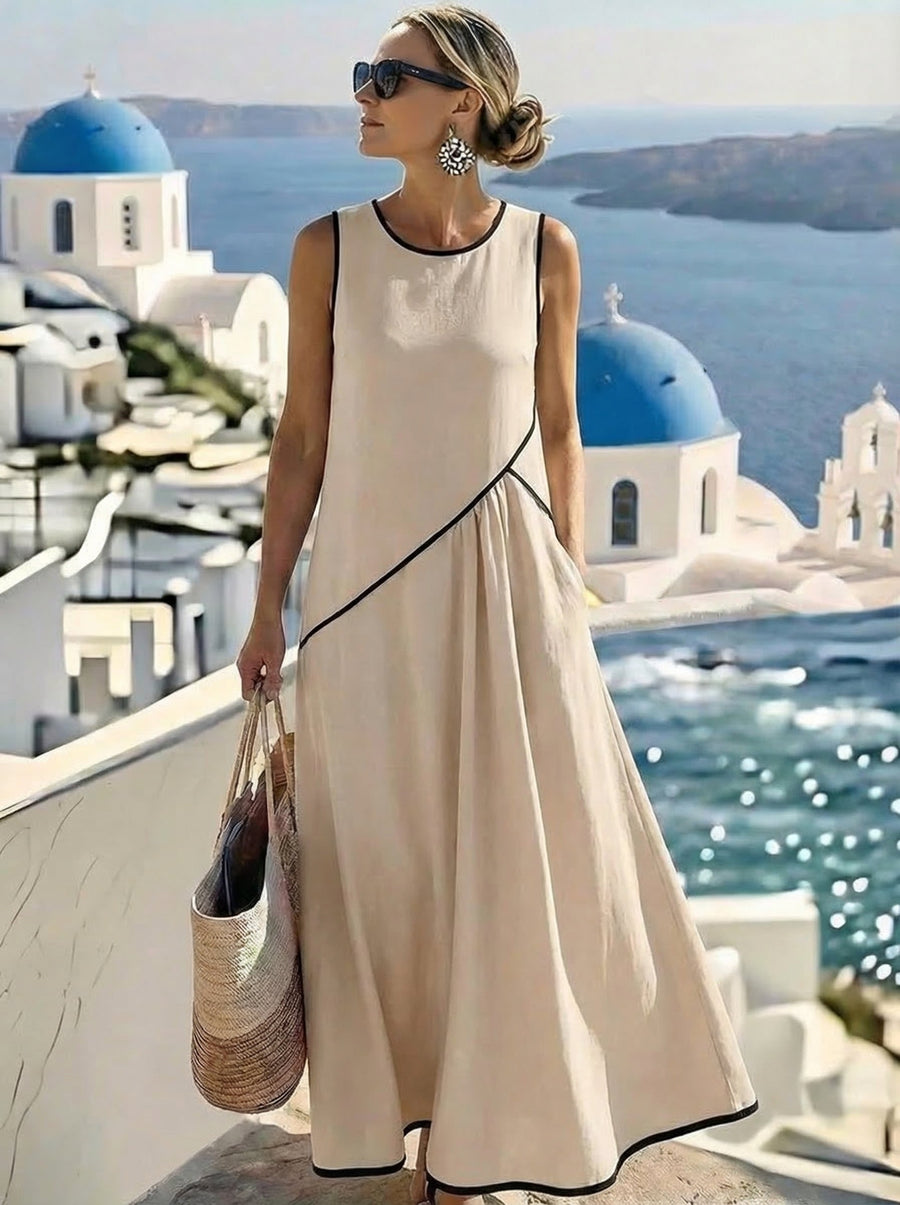 Estefanía™ Striped Midi Dress