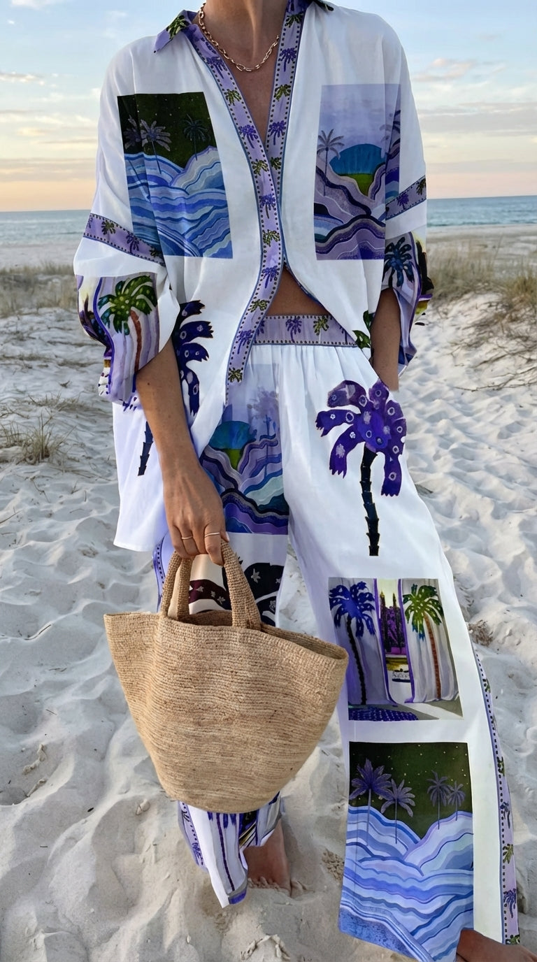 Harper™ | Coastal Print Co-Ord