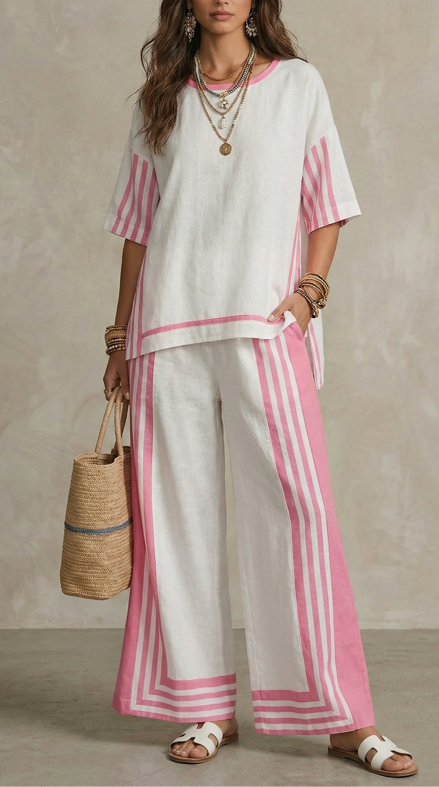 Grace™ | Printed Linen Co-Ord