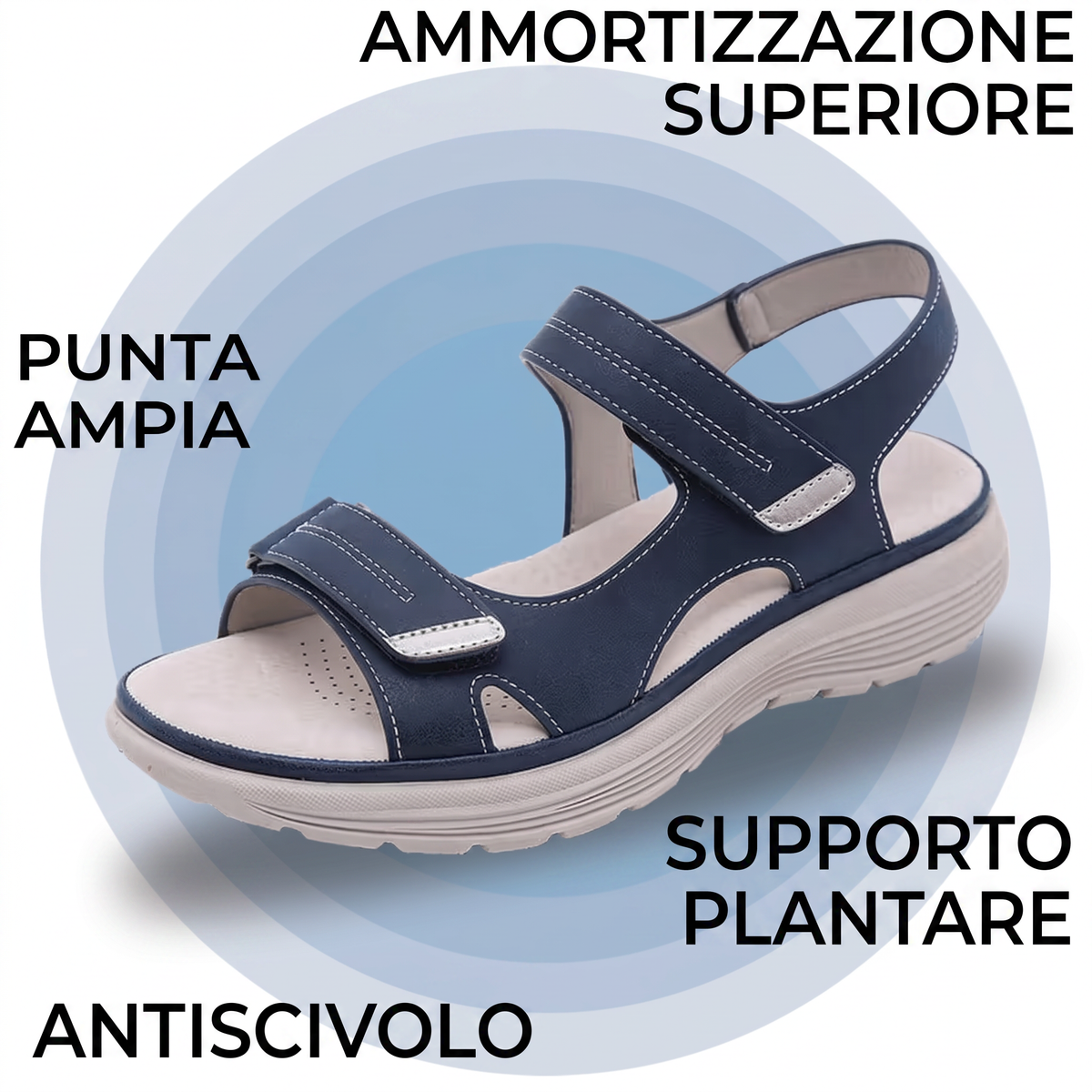 Soline Orthopedic Sandals with Non-Slip Design