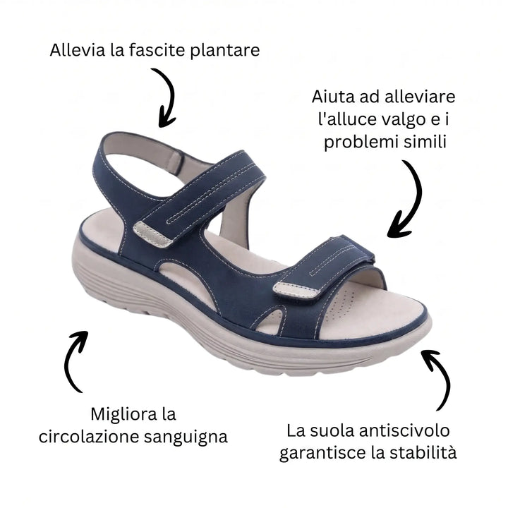 Soline Orthopedic Sandals with Non-Slip Design