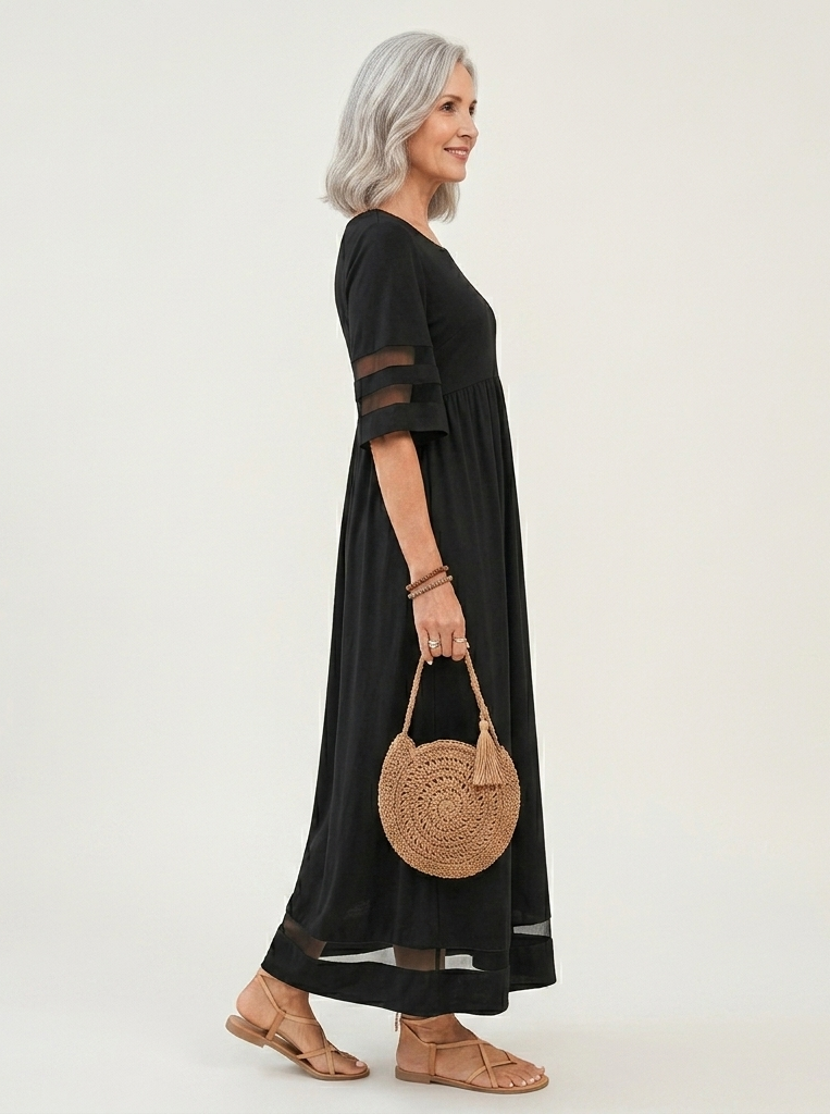 Aubrey™ | Figure-Enhancing Tummy-Control Midi Dress