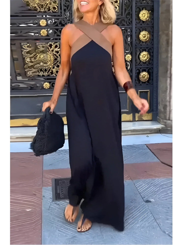 DELFINA | Vestido de Corte Cruzado Elegante