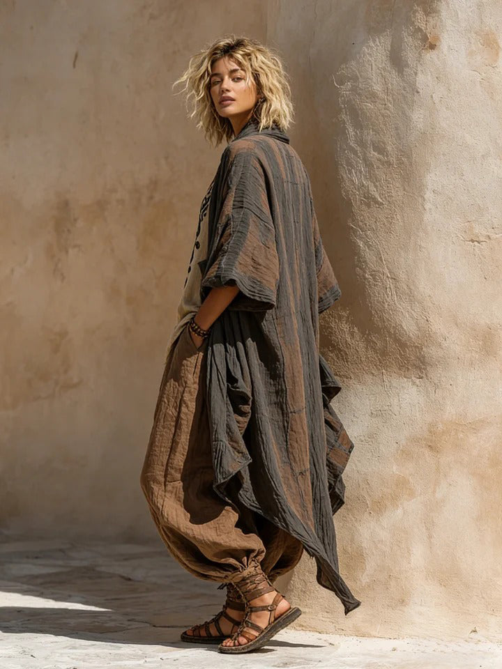 Ornella | Bohemian Artisanal Linen and Cotton Set