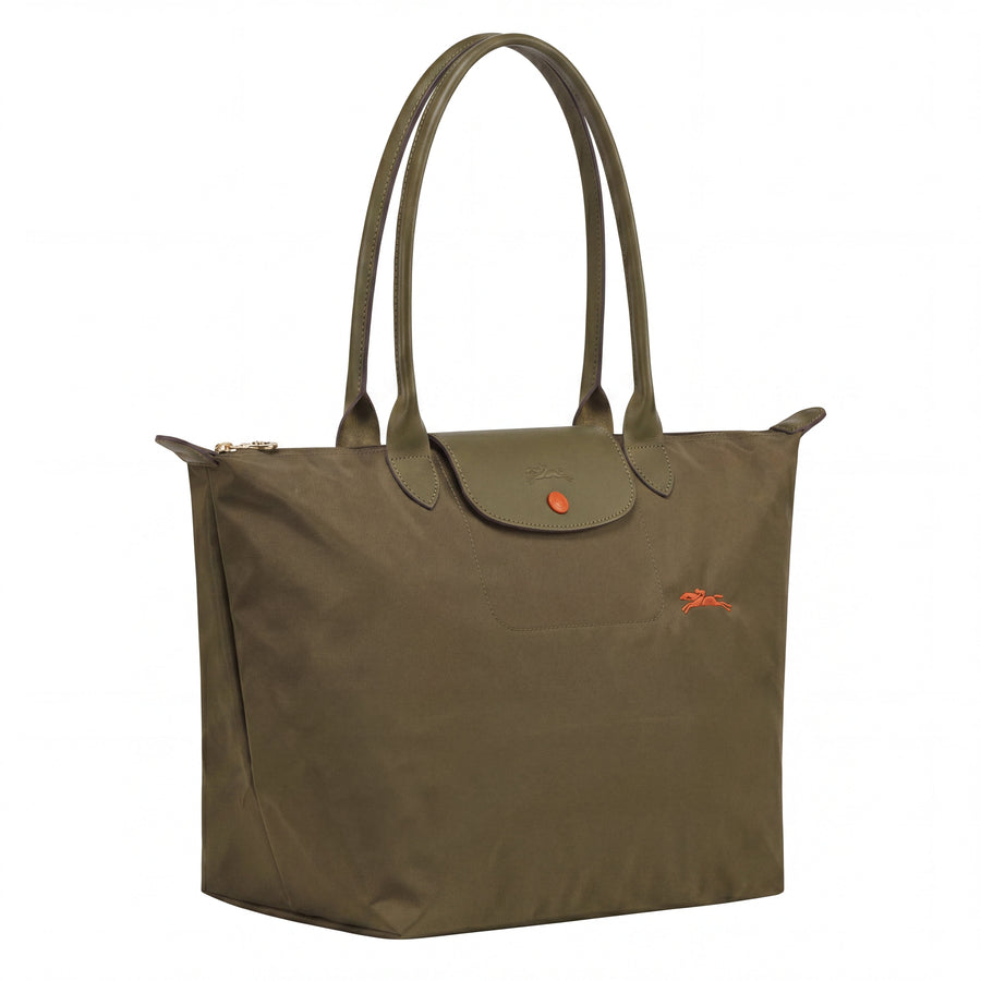 Deluxe Khaki Green Large Tote Bag