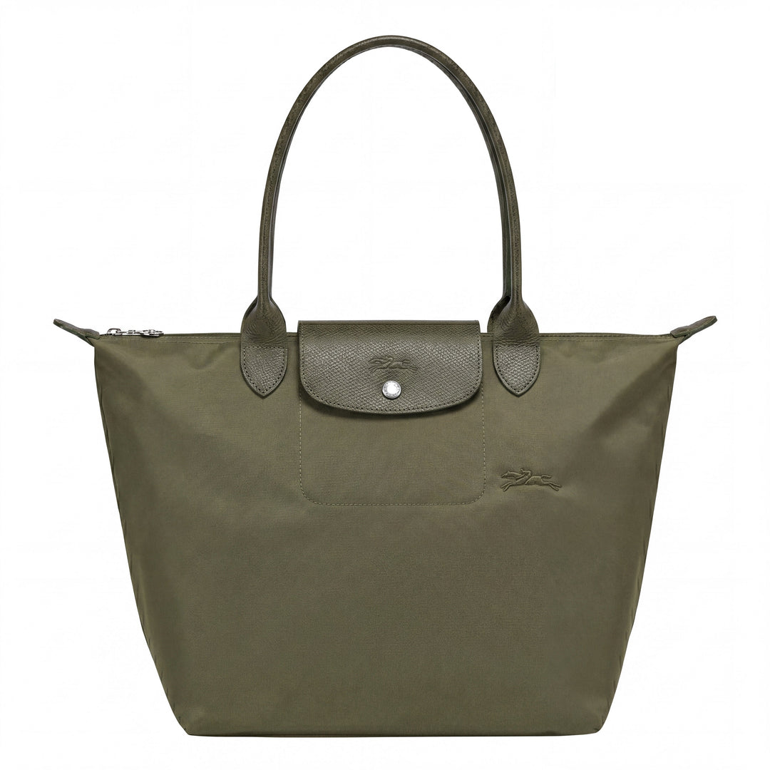 Spacious Luxury Handbag - Emerald Green