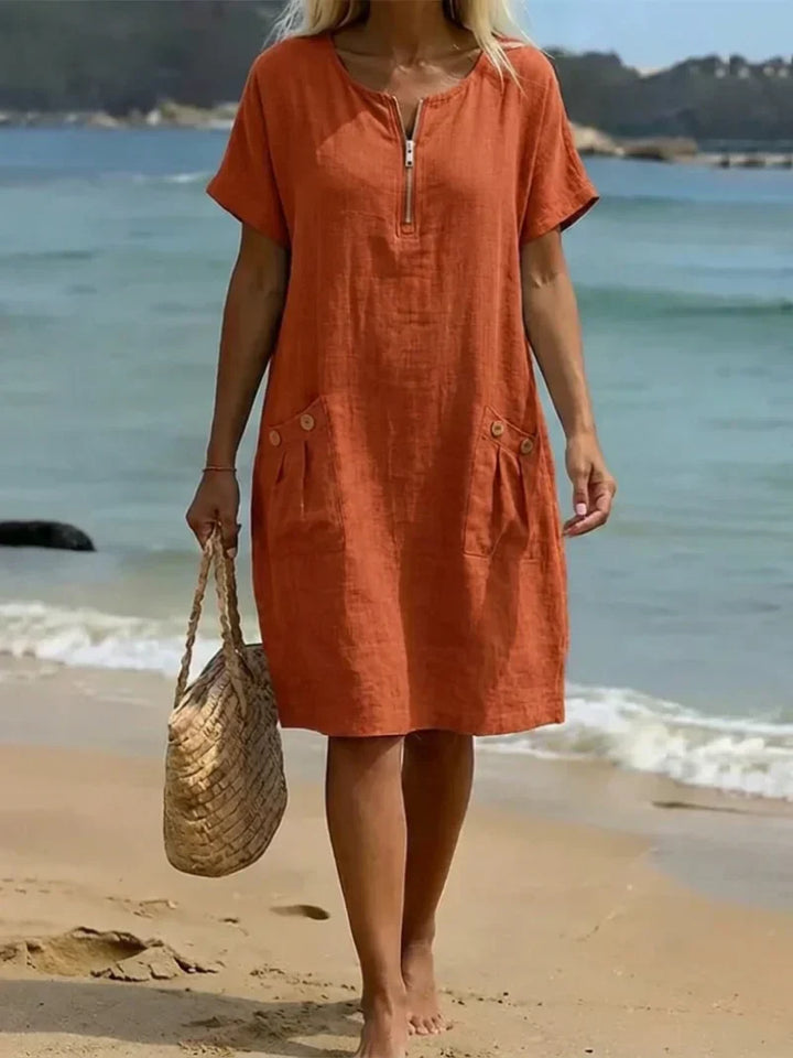 Pascale™ | Maxi Dress with Zip Front